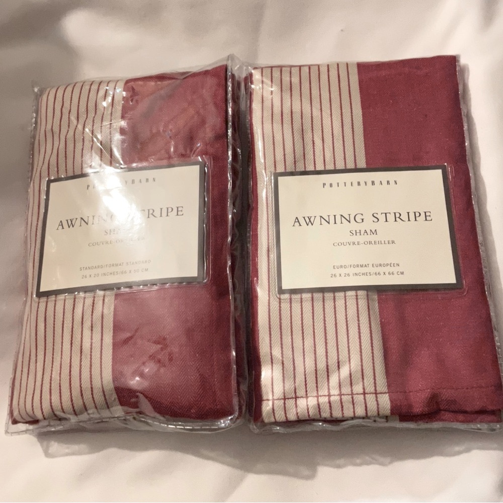 Pottery Barn Awning Stripe Sham